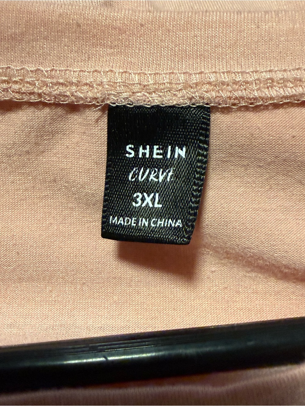 SHEIN Curve Light Pink Short Sleeve Top 3XL